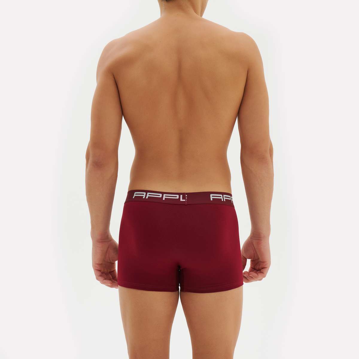 APPLE BOXER MEN΄S BOXER 3PACK 0113965 BLACK-BORDEAUX-NAVY  - Μαύρο-Μπορντό-Μπλε - XL